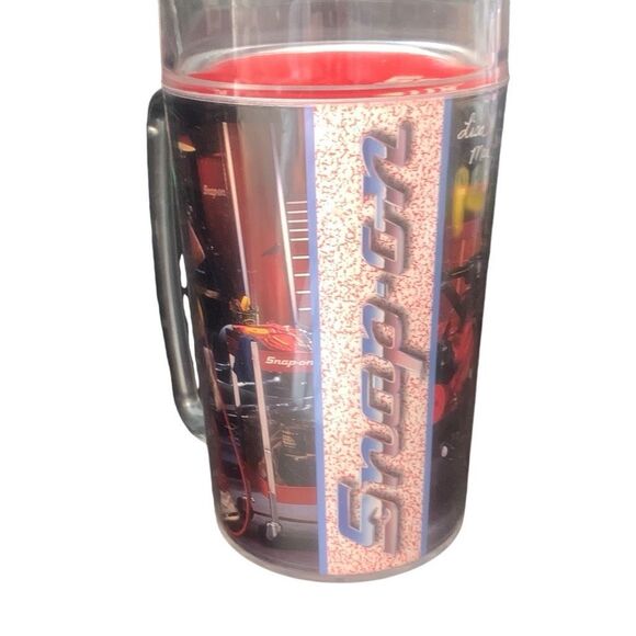 Vintage SNAP-ON Tools Thermo-Serv Plastic Mug Beer Coffee Lisa Mar Apr 1992 - Picture 8 of 12